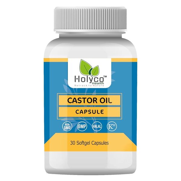 Castor Oil 2000mg | 30 Softgels Traditional Herb | Non-GMO, Gluten Free Capsules