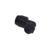 Alphacool HF Compression Fitting TPV, 90 Degree, Black Brass