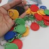 50pcs 125KHz T5577 Keyfobs Rewritable Duplicate Tag RFID Cloner Keychain
