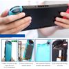 4 Pairs Left Right Slider Buckle Metal Lock Latch Bracket Controller Replacement Repair Part Tool Compatible with Switch Joy-Con