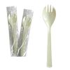 Disposable Fork Spoons 6.3 inches (160 mm) (Individually Packaged), 100 Pieces