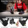 WORKPRO Compact Router Kit 6.5 Amp Corded Hand Trimmer Router Tool 6 Speeds
