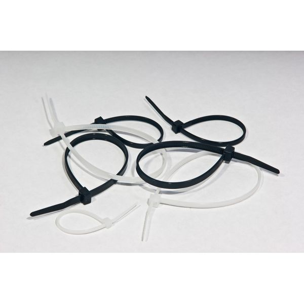 14" Standard Cable Ties (50 lb) UV Black - 1000 pieces
