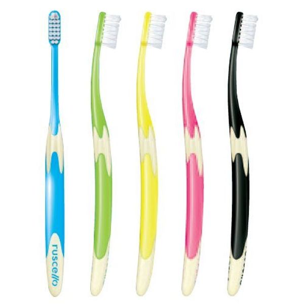 GC Lucello Toothbrush, B-10, S (Soft), 5 Pieces, Random Color, Dental Product