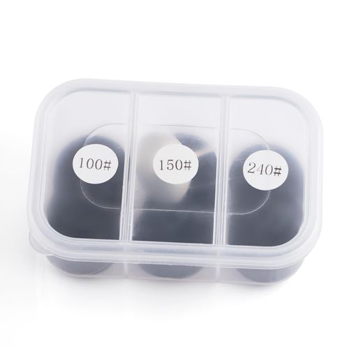 BNG 60pcs Foot File Replacement Sandpaper for Callus Remover, Hard Dead Skin, Professional Foot Refile Pads Pedicure with Electric Sanding Disc Shaft, φ2.5CM #100#150#240 Grit