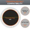 Soozier Trampoline Mat with 80 V-Hooks, Fits 14ft Trampoline, Orange