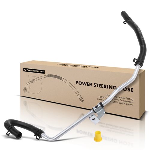 A-Premium Power Steering Hose Return Hose Line Assembly Compatible with Kia Rio Rio5 2006-2009 1.6L Cooler To Reservoir