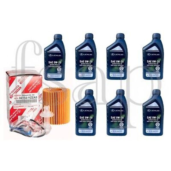 Full Synthetic Genuine Lexus Engine Oil Change Kit 2013 Lexus GS350 3.5L V6