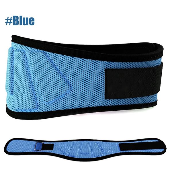 Weight Lifting Belt for Men Women - Weight Lifting Core & Waist Support Workout Belt Fitness Powerlifitng, M, Blue, [01] Blue