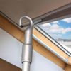 Telescopic Window Pole Rod Opener, 33 to 60cm Blinds Telescopic Pull Rod with Hook for Windows