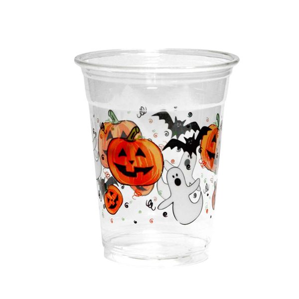 Party Essentials SD162087 20 Count Soft Plastic Printed Party Cups, 16-Ounce, Halloween