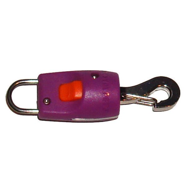 Quick Connect Magnetic Pet Collar and Pet Leash Connector - PURPLE color