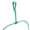 JVL Plastic Hanging Peg Basket, Clear/Aqua, One Size, 19-216