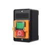 Akozon Industrial Push Button Start/Stop Machine Switch - AC 220V/380V 10A, Emergency Stop Switch, On/Off for Router Table
