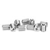 BORDSTRACT Self Tapping Thread Insert, 10Pcs Stainless Steel Thread Reducer Nut M4*0.7 - M8*1.25