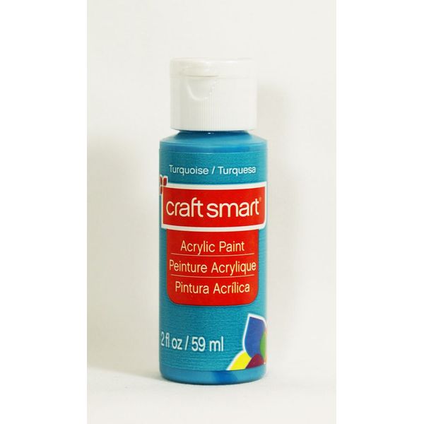 Craft Smart Acrylic Paint 2 Fl.oz. 1 Bottle Turquoise