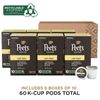 Peet's Coffee Luminosa Light Roast K-Cup Pods 60 Count