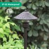 EDISHINE 4 Pack Low Voltage Landscape Lights Outdoor LED Pathway Light 150 LM