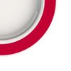 Ornamin Large Plate with tilt Trick (red Edge)