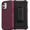 OtterBox Defender Series SCREENLESS Edition Case for iPhone 12 Mini - Berry Potion (Raspberry Wine/Boysenberry)