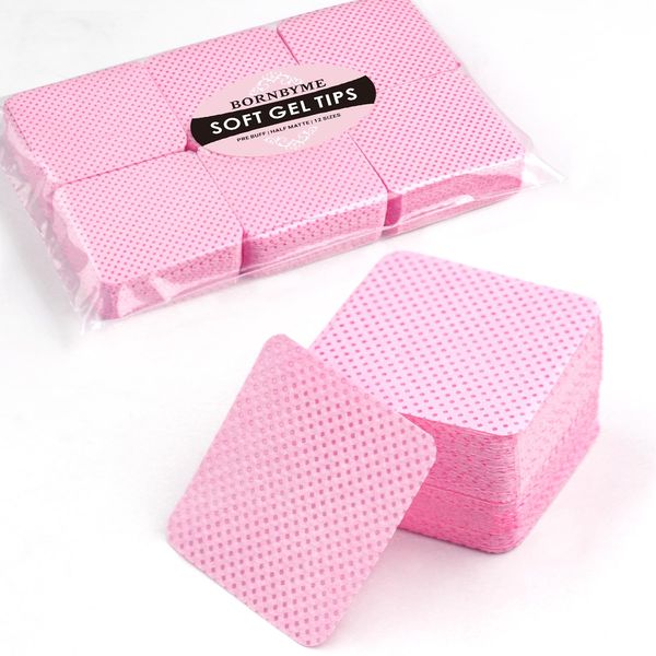 Pink Lint Free Wipes, BORNBYME 300 PCS Super Absorbent Soft Nail Wipes Gel Pads for Nail Remover, Nail Clean, Nail Prep, Eyelash Extensions Remover, Cleaning Glue, Cleaning Brush