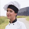Uncommon Threads mens Twill Chefs Hat, White/H.tooth, One Size US