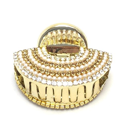 Fashion Crystal Hair Claw Clip for Women / AZHCMD003-GMP