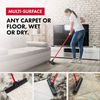 Pet Hair Remover Rubber Broom with Built in Squeegee - Carpet Rake for Pet Hair Removal on Hardwood Floor, Carpet & Tile - Picks Up More Dust & Debris - Rinse to Clean