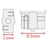 CEC Industries 923: T5 Wedge 12.8V .9A 12.5Cp Replacement bulb , Multi