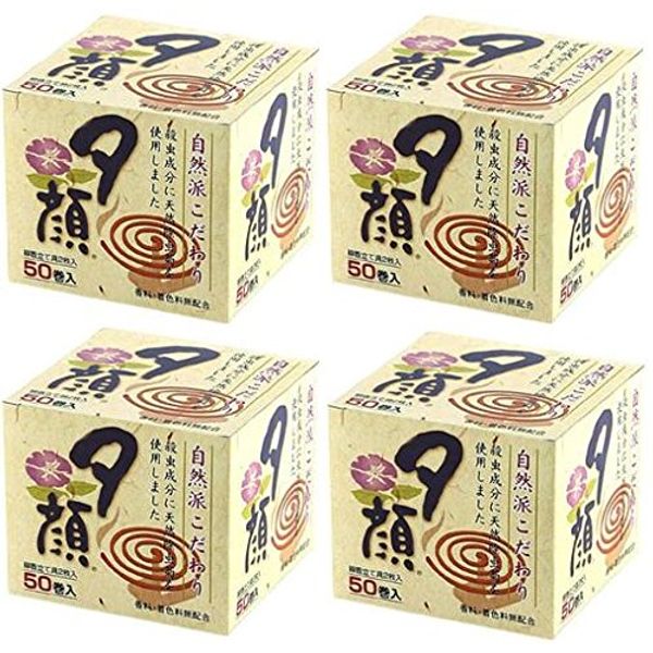 Sunset Natural Mosquito Repellent Incense Sticks 50 Rolls x 4 Pack