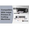 Glossy Printable Vinyl Sticker Paper for Inkjet Printer  5 Sheets 8.5"x11"