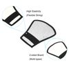 PATIKIL Flash Diffuser Reflector, 2Pcs 2-Sided Flexible Bend Bounce Reflector with Elastic Strap for Flashlight Photography Camera Speed Light, Silver White