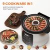 Multi-Function 6 Quart Electric Pressure Cooker 9-in-1 Stainless Steel Appliance