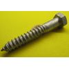 Galvanized Hex Head Lag Screw 5/8" Threads x 4.0" Length, 5 pcs