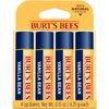 Burt's Bees 100% Natural Moisturizing Lip Balm, Vanilla Bean - 4 Tubes