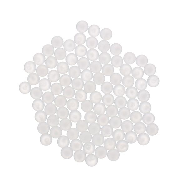 sourcing map 300pcs PP Plastic Bearing Balls 2mm Solid Plastic Balls, Precision Bearing Ball, White