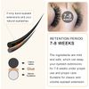 QUEWEL Eyelash Extension Glue 6ML Strong Black Lash Glue 1-2 Sec Quick Drying Professional Lash Extension Glue for Sensitive Retention 7-8 Weeks Eyelash Glue