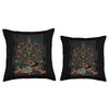 Boho Yoga Mat Throw Pillow