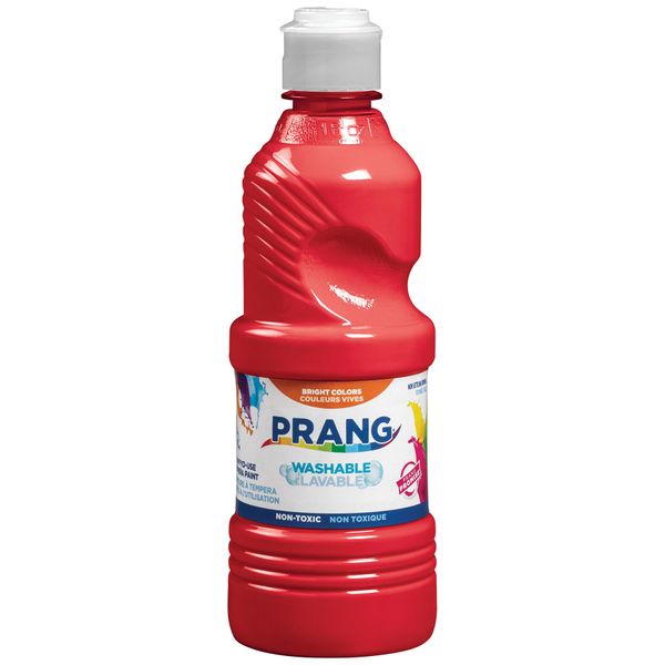 Prang Washable Tempera Paint, Red, 16 Oz., 1 Count