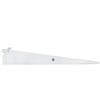 Stone Harbor Hardware Double Track Shelf Bracket for Wire Shelf, 16 Inches, White