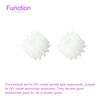 DMiotech 20 Pack 12 Teeth Plastic Gears Model Reduction Gear Plastic Worm Gears for DIY Model