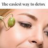Makady Natural Jade Roller– Gua Sha – Lymphatic Drainage Tool for Face, Neck, Body - Anti Aging Treatment – Reduces Wrinkles and Fine Lines