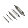 5 HSS Centre Chamfer Drill Bits - Steel Cutter - Two End Drill Bit - 60 Degrees for Hinges