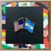 Honduras-USA Double Lapel Pin Enamel Lapel Pin
