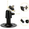 Coolotic 4pcs Security Camera Wall Mount Security Camera Stand Universal Camera Mount CCTV Camera Bracket Ceiling Wall Mount Fixed Stand Adjustable Home Surveillance System (Black)