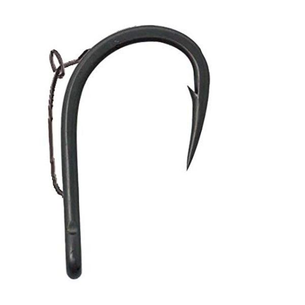 Mustad BBS Weed hook 4.8 Barbless Size 8 Hooks - Dark Grey
