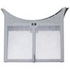 Spares2go Hinged Lint Screen/Fluff Filter for Electra Tumble Dryers (Grey)