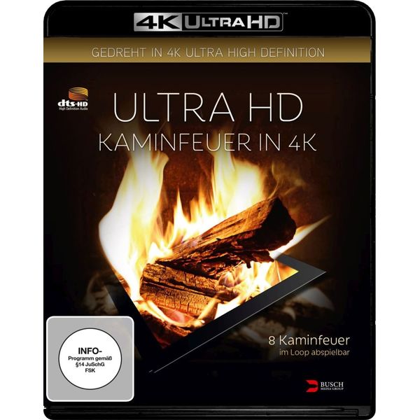 Kaminfeuer 4K Ultra-HD Blu-ray Disc