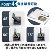Ink Chips, 4-in-1 LED Night Light, Wireless Charger, Black, 3 Devices Simultaneously, MagSafe Function, Rapid Charging, Foldable, LED Light Function, Smartphone Stand, Magnetic, USB Type C Compatible,