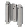 1303 3" Full Surface Double Acting Spring Hinge, Satin Chrome Finish